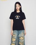  Áo Phông ADLV Teddy Bear (Bear Doll) Short Sleeve T-Shirt Đen 