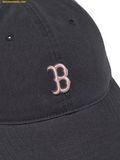  Mũ lưỡi trai MLB Street Backarch Unstructured Ball Cap Boston Red Sox - SKU 3ACPB076N-43CGD - D.Charcoal 