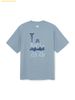  Áo Phông MLB Vintage Denim-like Monogram Big Lux Oversized Short Sleeve T-shirt LA Dodgers D.Skyblue 3ATSM0663-07SBD 