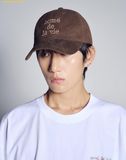  Mũ Lưỡi Trai ADLV Cotton Napping 3D Embo Ball Cap Brown 