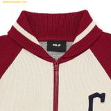  Áo Khoác Cardigan MLB Varsity Cleveland Guardians 3FKCV0134-45WIS Màu Đỏ 