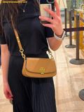  Túi Đeo Vai Tory Burch Britten Embossed Convertible Crossbody Bag Moose 138772 