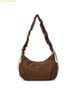 Túi Đeo Chéo MLB Basic Athleisure Hobo Bag Boston Red Sox Neon Brown 3ABQA015N-43BRN