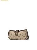  Túi Đeo Chéo MLB Monogram JQD Mini Crossbody Bag New York Yankees Beige 7ACRM096N-50BGS 