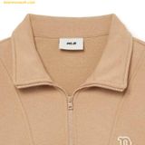 Áo Sweat MLB Basic Small Logo Half Zip-Up Overfit Man-to-Man BOS (Beige) 3AMTB0534-43BGS 