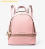 Balo Mini Michael Kors Rhea Extra-Small Pebbled Leather Backpack 35T5GRAB0L Màu Hồng