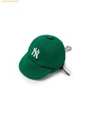 Charm Móc Khoá MLB Basic baseball cap pouch keyring New York Yankees Green 3APOB015N-50GNS 