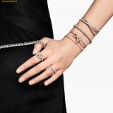  Nhẫn Swarovski Hyperbola ring Infinity, White, Silver-tone finish 5677632 