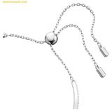  Lắc Tay , Vòng Tay Swarovski Iconic Swan Bangle Swan, White, Rhodium Plated 5649772 