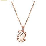  Dây Chuyền, Vòng Cổ Swarovski Swan pendant Swan, Small, White, Rose gold-tone plated 5647555 