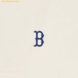  Áo Sweat MLB Basic Small Logo Half-zip Man-to-Man BOS Trắng Cream 3AMTB0241-43CRD 