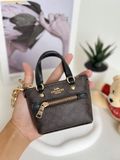  Charm COACH Signature Bag Charm, Keychain, Mini Bag, Mini Gallery Tote, CG605 