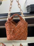 Túi Đeo Chéo VERAFIED Caramel Woven Basket Bag Caramel 