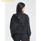  Áo Hoodie Zip MLB Coopers Back Big Logo Overfit Hoodie NY (Black) 3ATRB3044-50BKS 