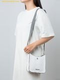  Túi Đeo Chéo Michael Kors Signature Briley Small Messenger Crossbody Bright White 35S1G7BM1B 