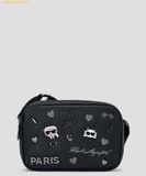  Túi Đeo Chéo Karl Lagerfeld Pari Maybelle Camera Crossbody Đen 