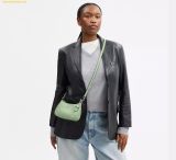  Túi Đeo Vai Coach Teri Mini Crossbody Bag In Signature Leather With Heart Charm Pale Green CCZ29 