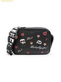  Túi Đeo Chéo Karl Lagerfeld Paris Maybelle Camera Crossbody Eyes Leather In Black LH2EU9BJ 