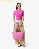  Túi Tote Lacoste Large L.12.12 Concept Tote Malva Q66 