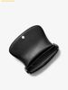  Túi Đeo Vai Michael Kors Mila Medium Leather Messenger Bag 35T5SIMM8L Black 