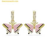  Bông Tai, Khuyên Tai Swarovski Idyllia Drop Earrings Butterfly, Multicolored, Gold-tone Plated – SKU 5670055 