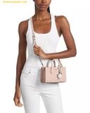  Túi Đeo Chéo Michael Kors Scarlett Extra Small Monogram Crossbody Ballet 