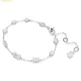  Lắc Tay Swarovski Mesmera bracelet Mixed cuts, Scattered design, White, Rhodium plated 5661530 