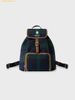 Balo WHOAU Canvas Pocket Backpack Màu Xanh Caro