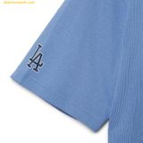  Áo Phông MLB Checkerboard Clipping Logo Overfit Short Sleeve T-Shirt LA L. Cobalt Blue 3ATSO0233-07CBL 