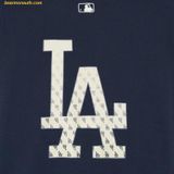  Áo Sweat MLB Classic Monogram Gradient Big Lux Overfit Man-to-Man LA (D.Navy) - 3AMTM0234-07NYD - Navy 