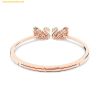  Vòng Tay, Lắc Tay Swarovski Dancing Swan Bangle Swan Red Rose Gold Tone Plated 5614122 