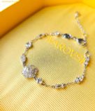 Lắc Tay Swarovski Idyllia Bracelet Snowflake White Crystals Rhodium Plated 5691485 