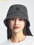  Mũ Bucket MLB Basic Bucket Hat Drop Fit New York Yankees - Grey 3AHT8804N-50GRD 