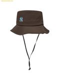  Mũ Bucket MLB Lightweight nylon wide safari hat New York Yankees - SKU: 3AHTB056N-50BRD - D.Brown 