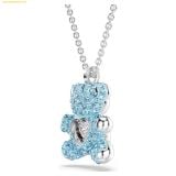  Dây Chuyền Swarovski Teddy pendant Bear, Blue, Rhodium plated 5737620 