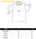  Áo Phông ADLV Stripe Rabbit Short Sleeve T-Shirt Nâu 