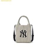  Túi Đeo Chéo MLB Basic Big Logo Knit Crossbody New York Yankees Cream 3ACRS034N-50CRD 