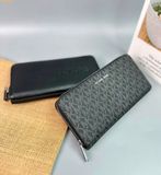  Ví Cầm Tay Michael Kors Cooper Logo Zip-Around Wallet Màu Đen Logo 