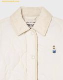  Áo Khoác Phao WHOAU Steve Quilting Jacket Ivory WHJJF4911F 