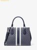 Túi Xách Michael Kors Marilyn Medium Signature Logo Stripe Satche Navy 35F5S6AS6V