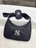  Túi Đeo Chéo Hobo MLB Basic Sporty Crossbody Bag New York Yankees 3ACRB045N-50BKS Đen 