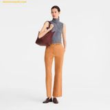  Túi Tote Longchamp Le Pliage One M Burgundy Bordeaux - Canvas 