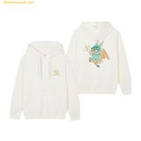  Áo Hoodie MLB New Year Dragon Overfit Hoodie NY (Cream) 3AHDQ0141-50CRS 