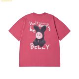  Áo Phông ADLV Rabbit Belly Short Sleeve T-Shirt Hồng 