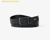  Thắc Lưng, Dây Nịt Nam Michael Kors MK Reversible Belt Đen Logo 