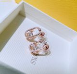  Bông Tai, Khuyên Tai Swarovski Round cut, Oval shape, White, 18k rose gold finish 5468118 