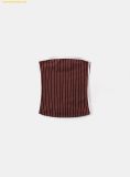  Áo Quay Badblood Classic Logo Stripe Tube Top - Wine w-tnk25-033 