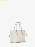  Túi Tote Michael Kors Voyager Extra-Small Signature Logo Convertible Crossbody Bag Powder Blush Multi 35R6GV6T0B 