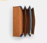  Túi Đeo Chéo Coach Mini Klare Crossbody Bag In Signature Canvas Deep Blue Tan CBR07 