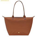  Túi Tote Longchamp Le Pliage Original L Cognac - Canvas 